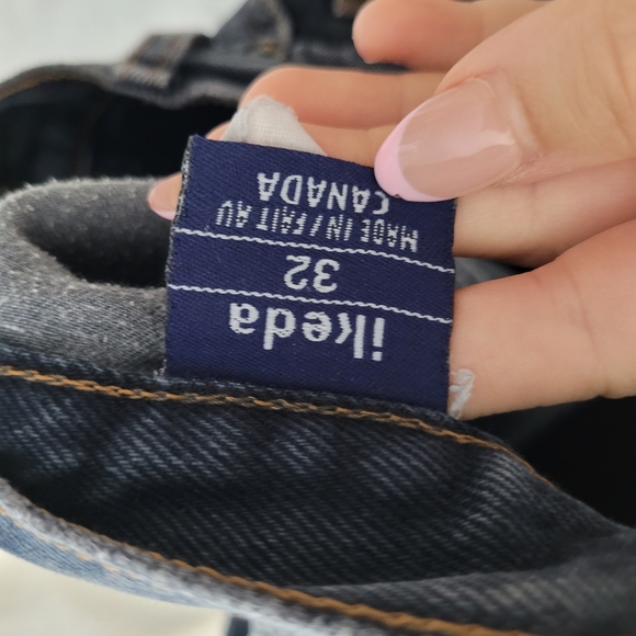 ikeda | vintage black denim cutoff shorts - Picture 5 of 5